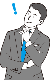 会社説明資料で疑問が解決した男性のイラスト